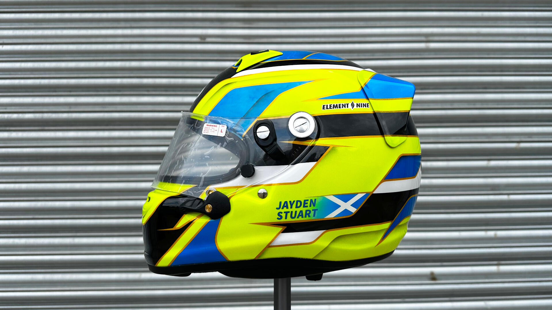 Image Title jayden stuart helmet paintwork side profile